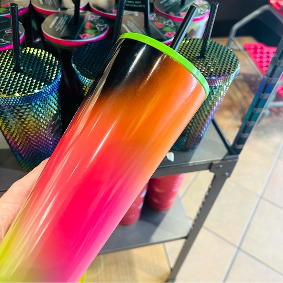 Starbucks Halloween Ombre Stainless Cup Venti Multi Colored Steel Cold Tumbler - Picture 8 of 11